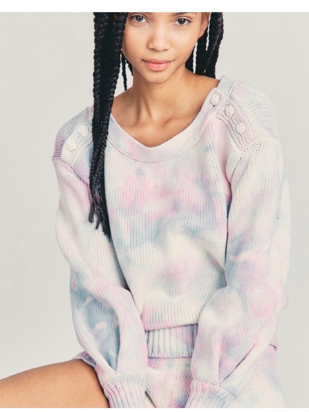 LOVESHACKFANCY Cotton Candy Sweater size m